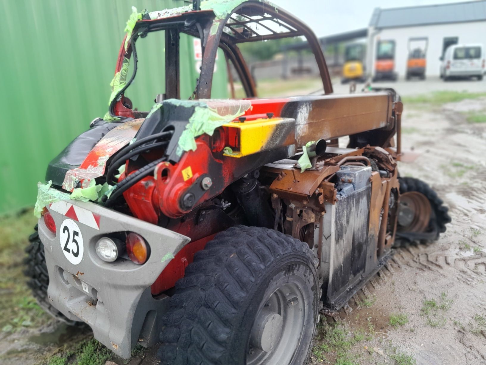 CZĘŚCI Manitou 420 MT ładowarka teleskopowa na CZĘŚCI