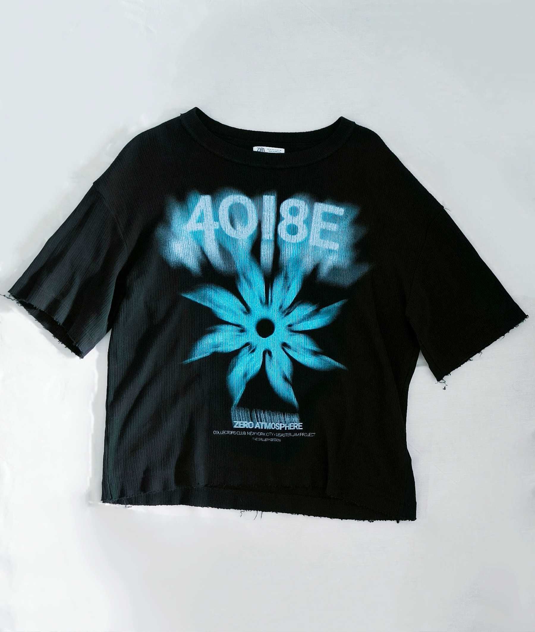 T-shirt malha Zara