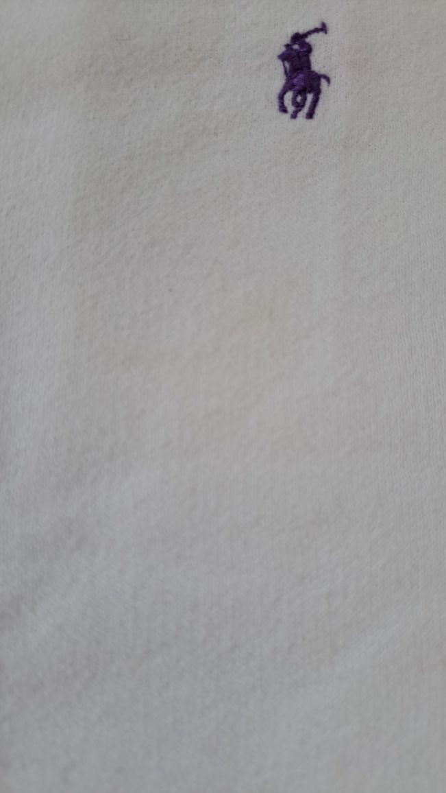 Polo Ralph Lauren bluzka bluza w haftowane koniki logo S biała