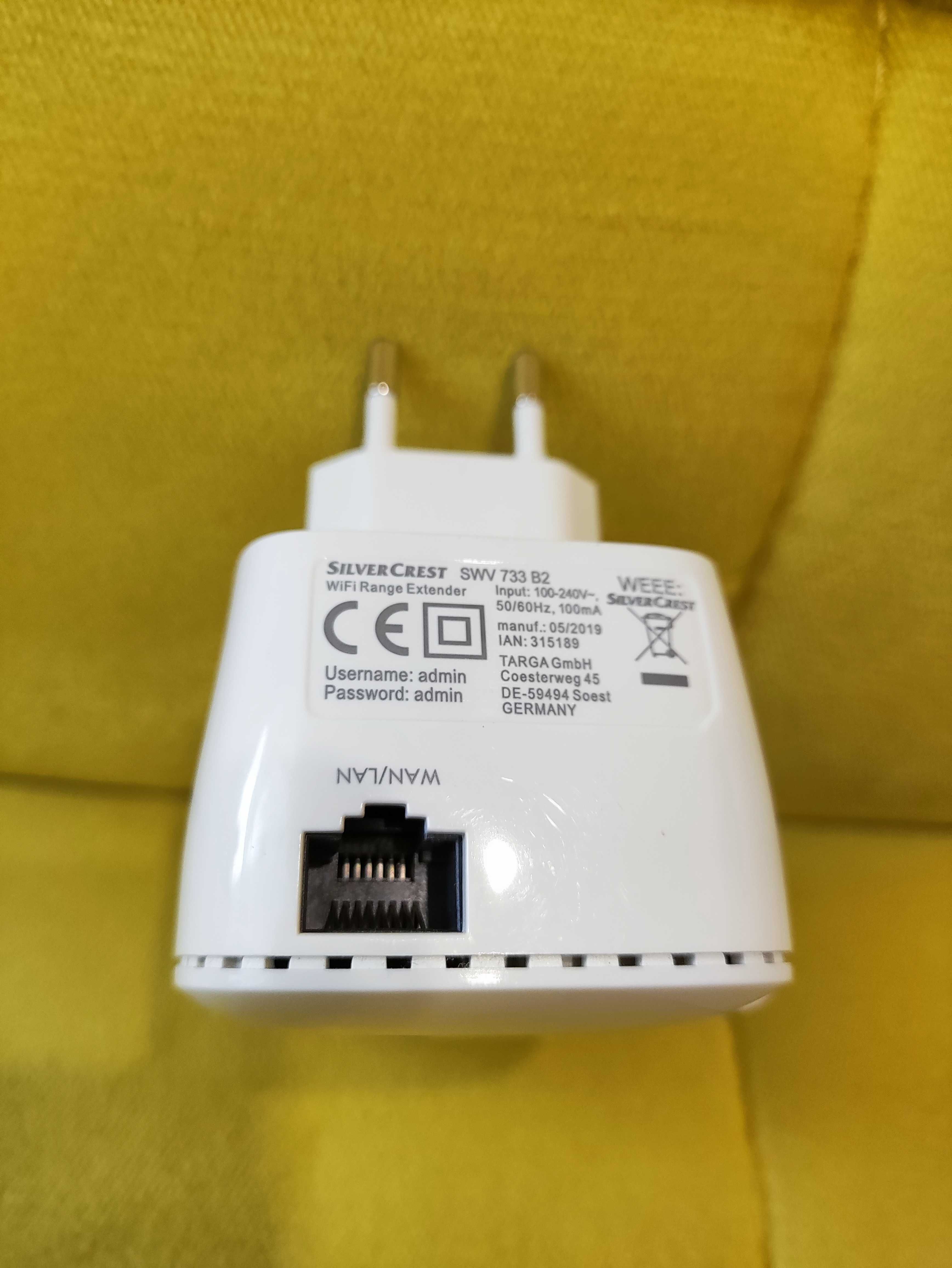Роутер - репитер SilverCrest SWV 733 B2 двухдиапазонный