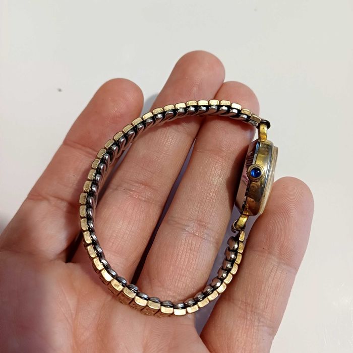 Zegarek pozłacany Szwajcarski Vintage piękny antyk nakręcany