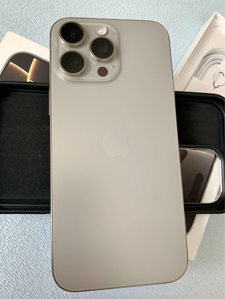 Iphone 16 Pro Max Natural Titanium 1 TB Stan Jak Nowy Gwar do 01.2026
