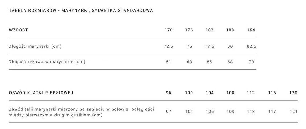 Marynarka Bytom, męska, wełniana, 176/116