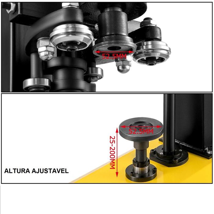 Máquina seladora de latas máq. de tampar automática 52,5mm CAPSULADORA