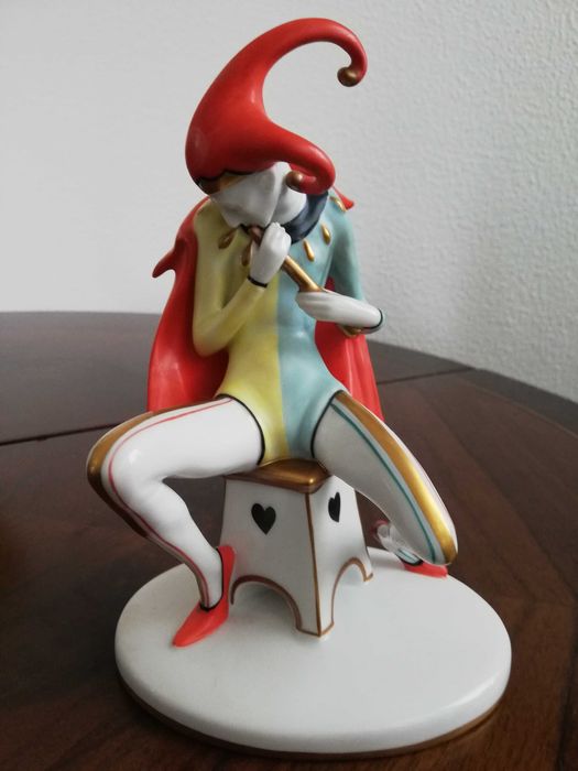 Goebel Harlequin Joker porcelana