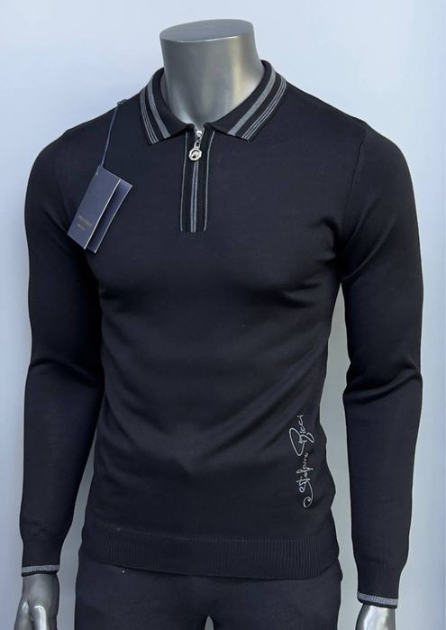 Чоловічий джемпер поло трикотаж stefano ricci