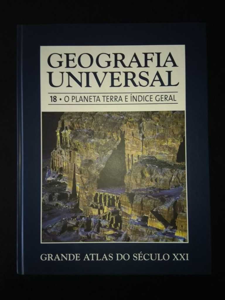 Enciclopédia Universal de Geografia – 18 volumes – Como Nova