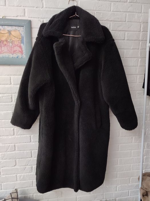 Шуба Тедді з еко хутра чорного кольору