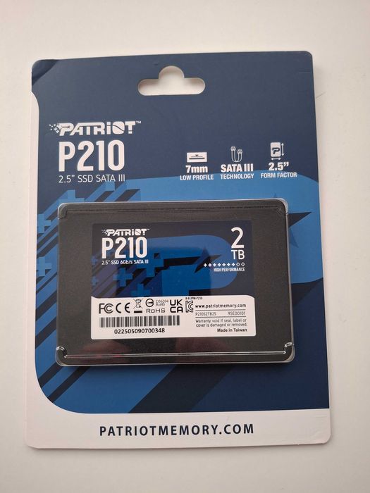 Dysk SSD Patriot P210 2TB (nowy)