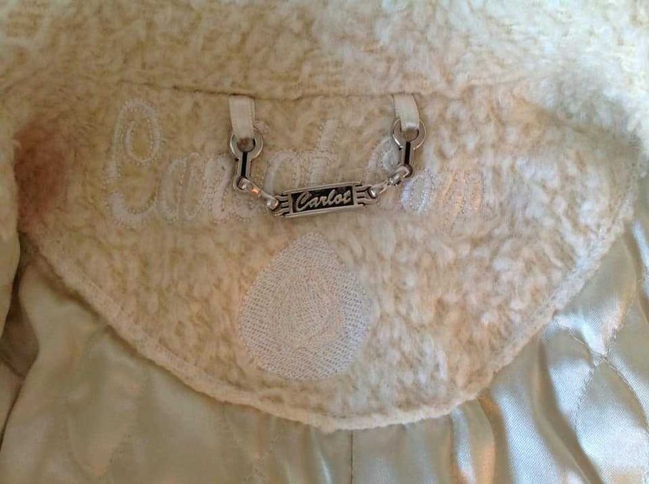 Полупальто букле . Лама .Италия