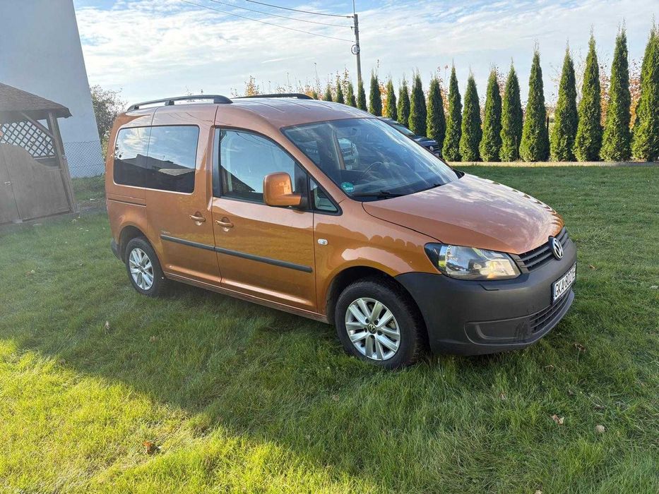 VW Caddy life automat DSG tdi Klima hak 2014 rok