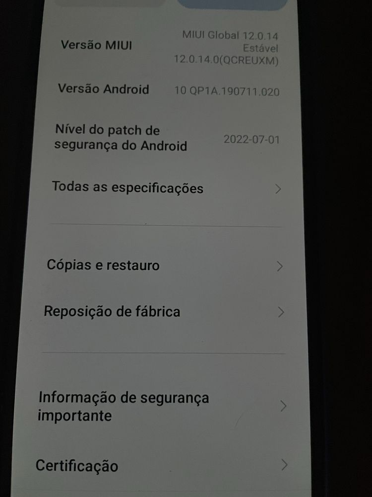 Telemovel Xiaomi redmi