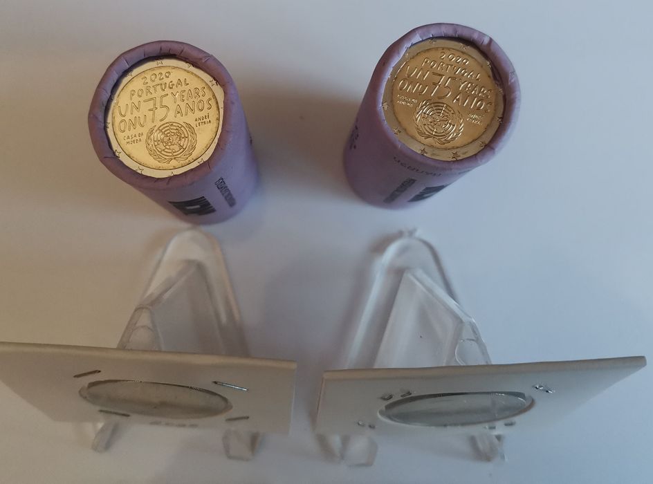 Moeda Portugal 2020 - comemorativa 2€ - 75 anos ONU
