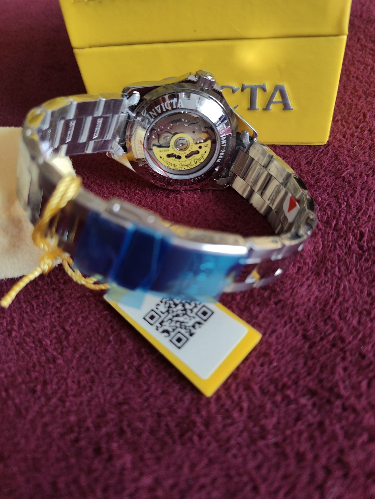 Invicta Pro Diver 9403 Automatyczny zegarek - 40mm SZAFIROWE SZKŁO