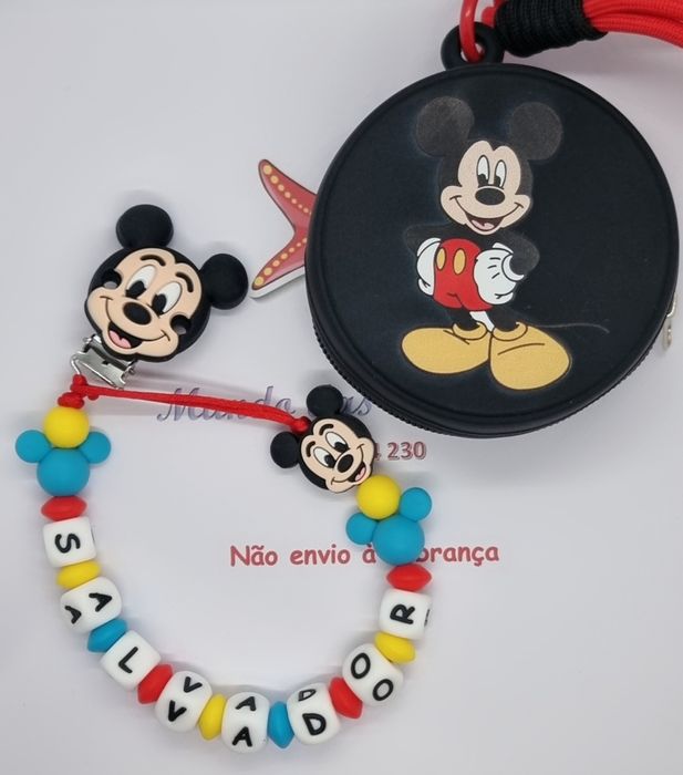 Prende xuxas silicone bebé chupeta