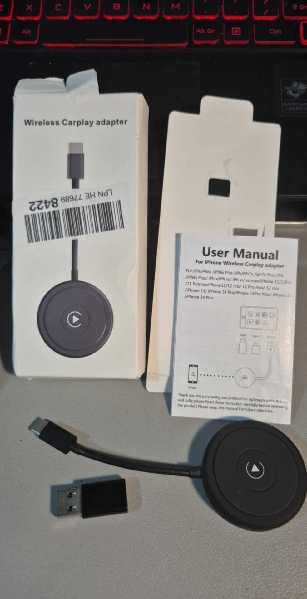 CarPlay bezprzewodowy adapter do iPhone