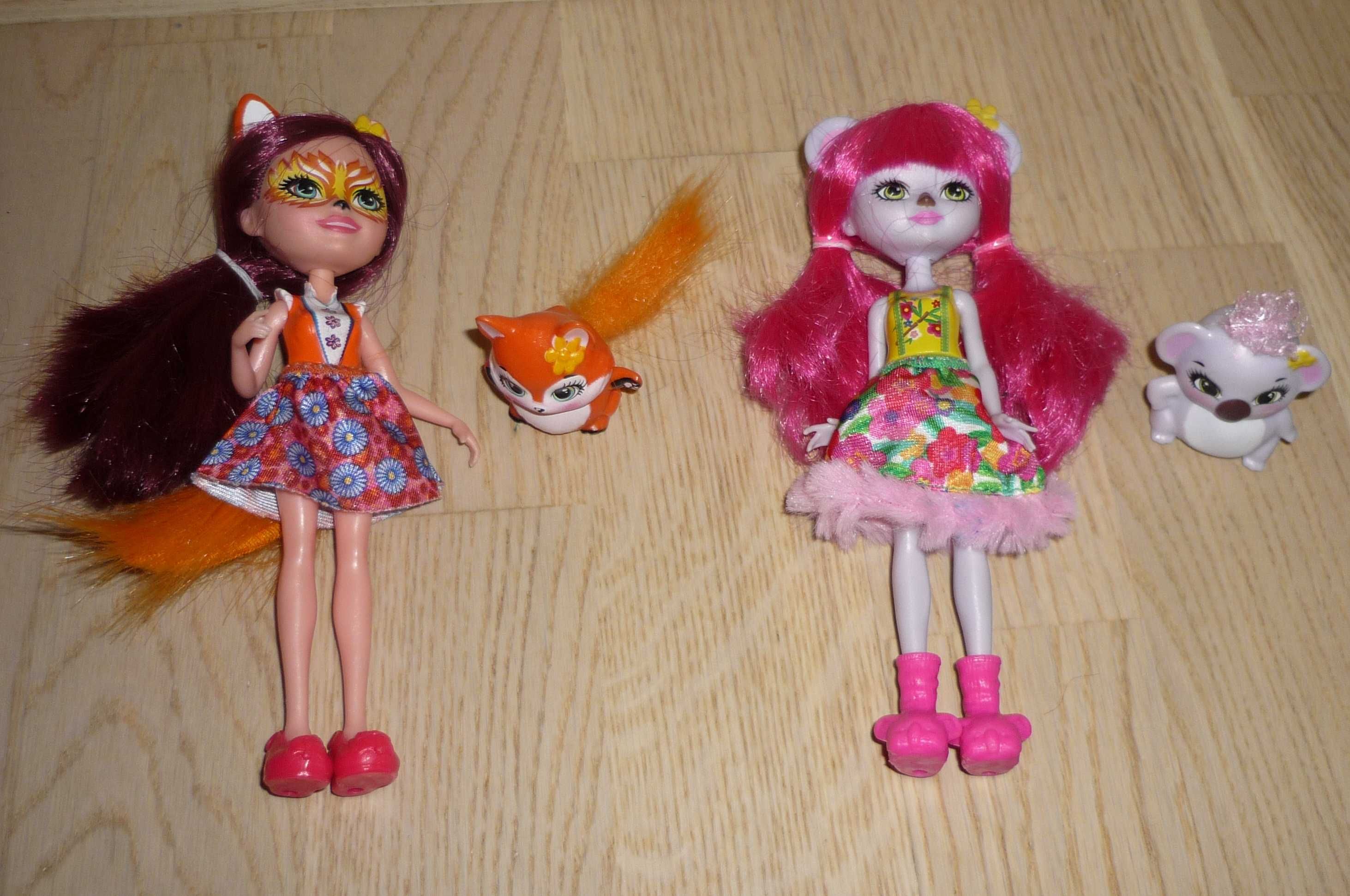 Lalka Mattel Enchantimals Lis Miś Koala Zestaw