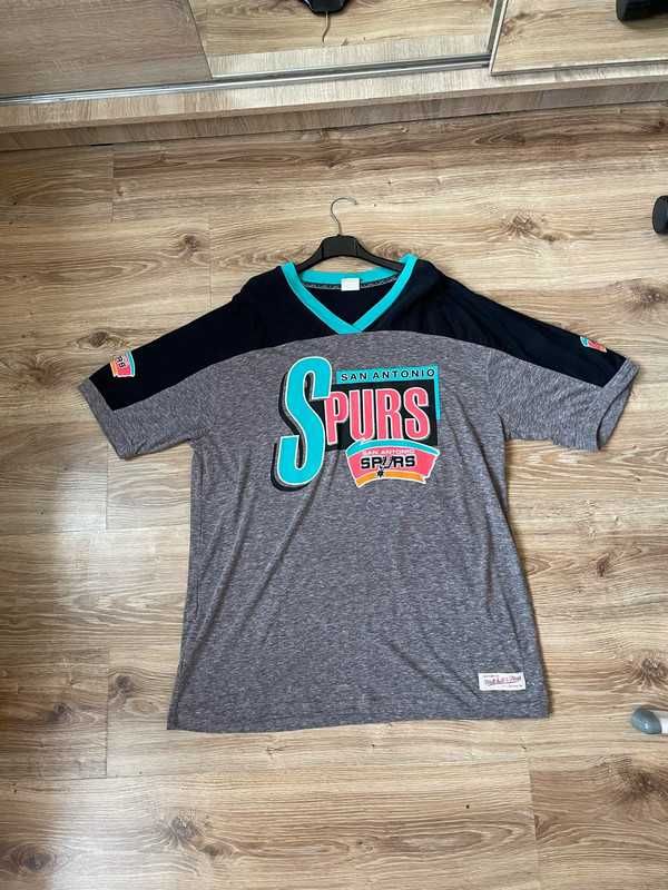 Koszulka mitchell & ness tee San Antonio Spurs vintage 90s sochan nba