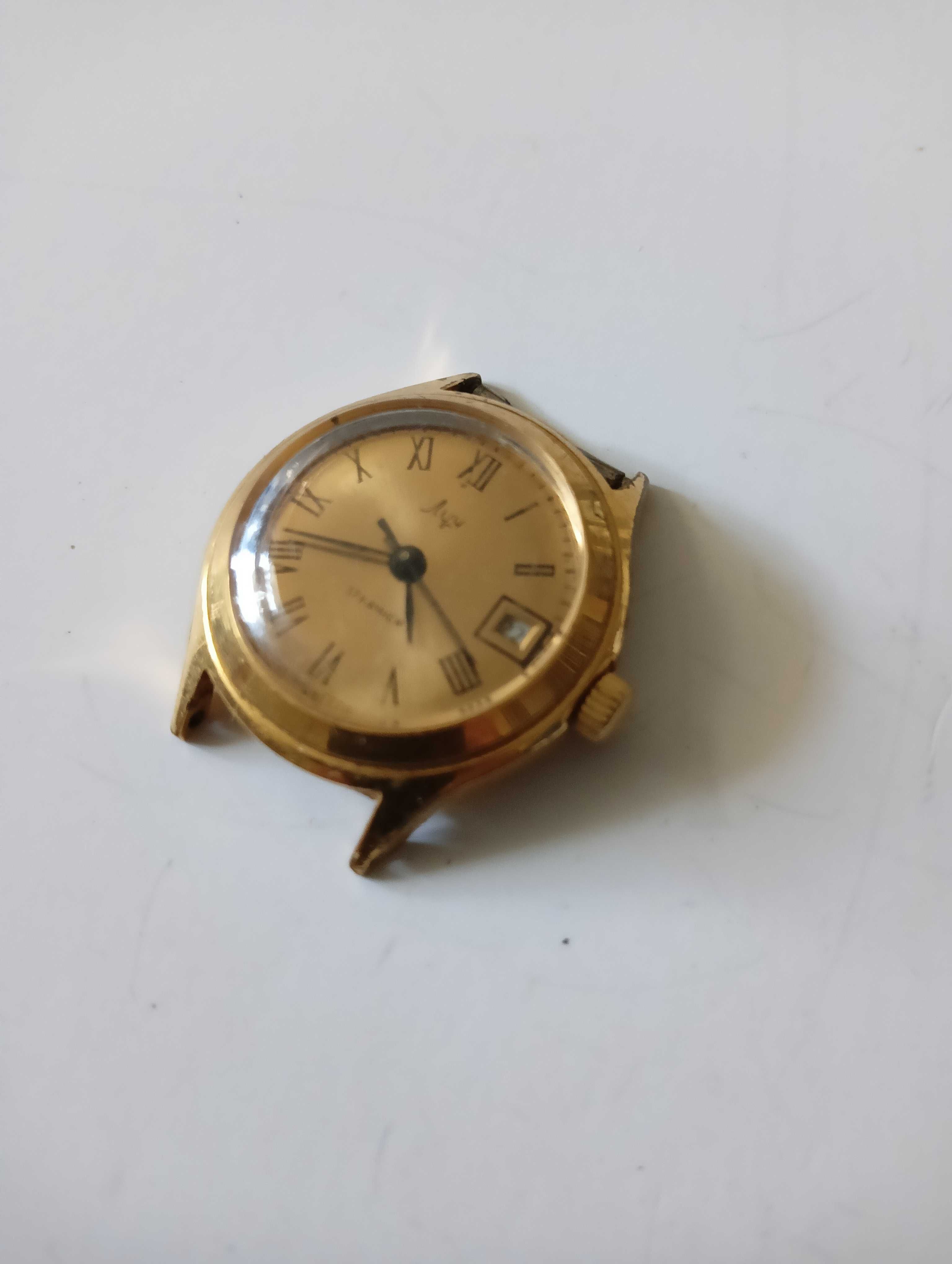 Lucz damski pozłacany 17 jewels CCCP