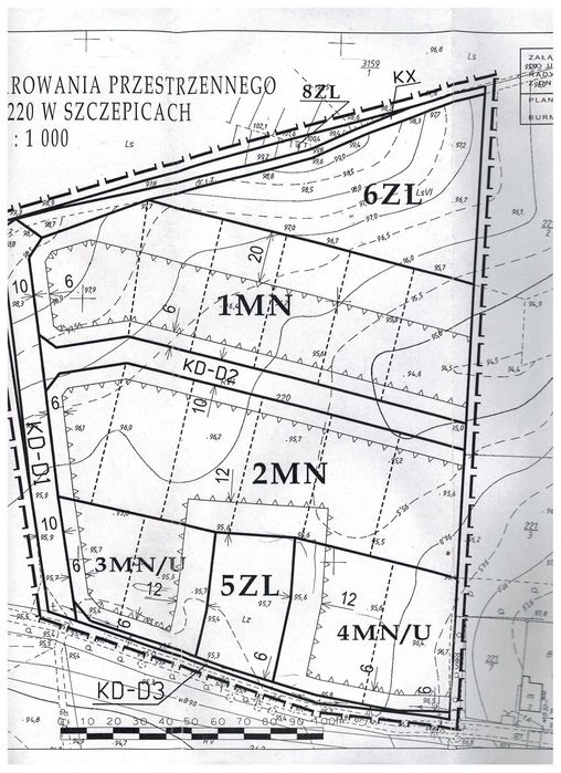 Leśna Harmonia- kompleks działek z lasem w tle