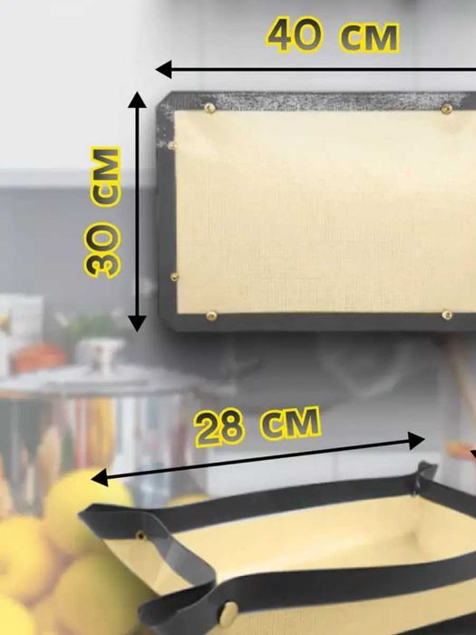 Термостійкий силіконовий килимок для випічки 40×30 см.