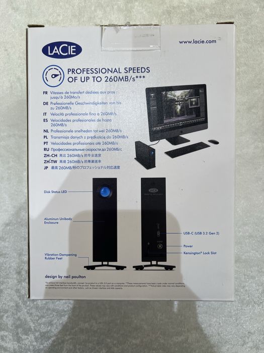 Зовнішній жорсткий диск 3.5" 10TB LaCie