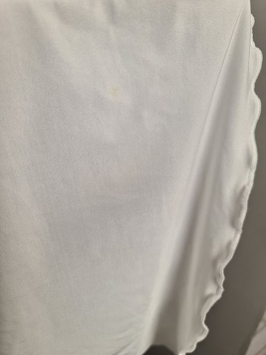 Білий халат з кружевом