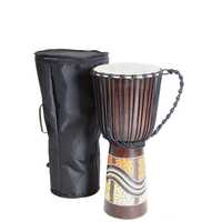 Djembe 52cm 22cm średnicy malowana + Pokrowiec