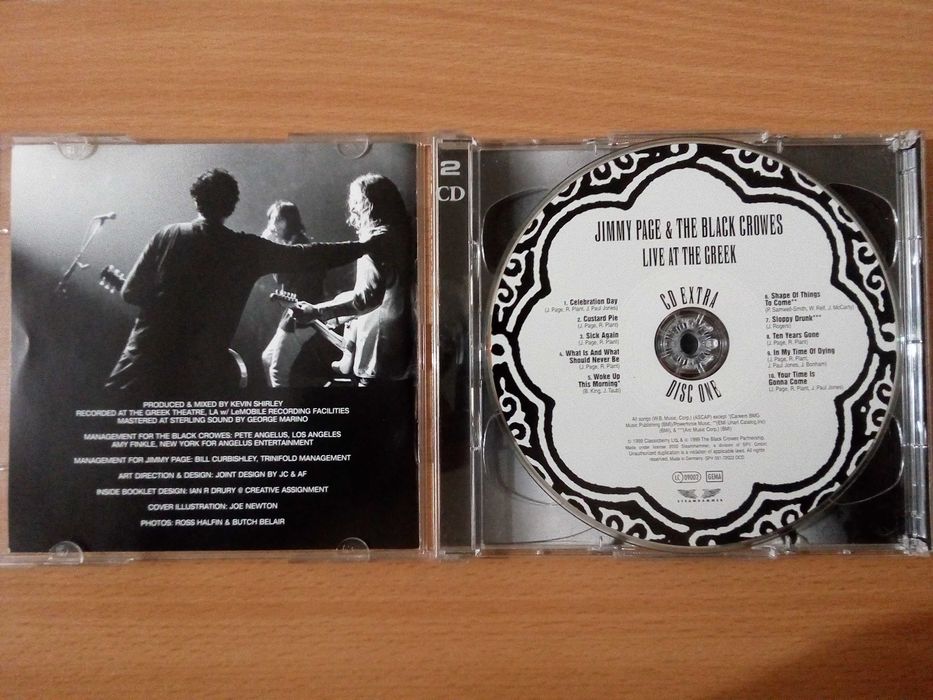 JIMMY PAGE & THE BLACK CROWES - Live at the Greek 2xCD