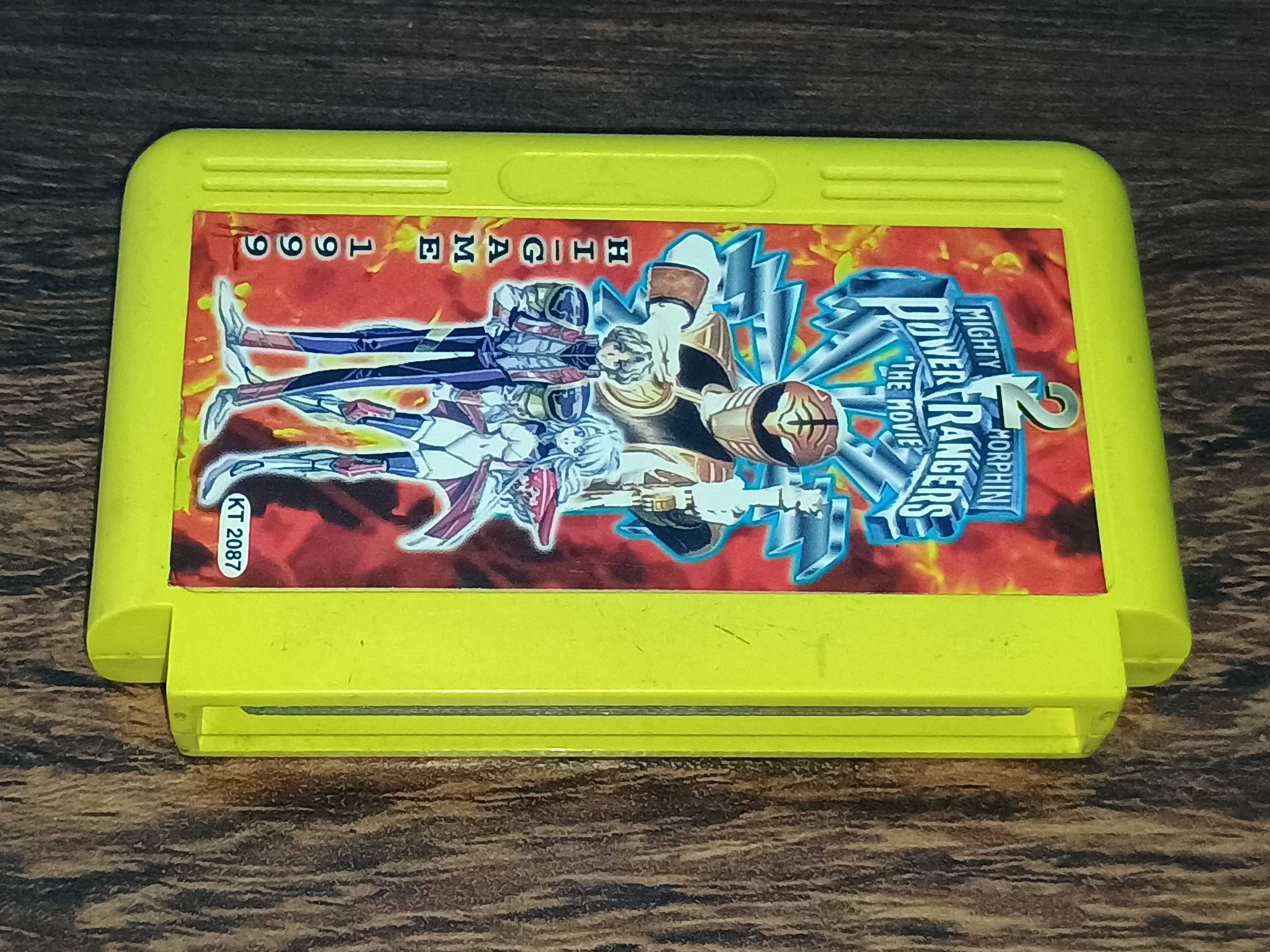 Gra retro kartridż "Power Rangers" na konsole PEGASUS, NewFlash itd.