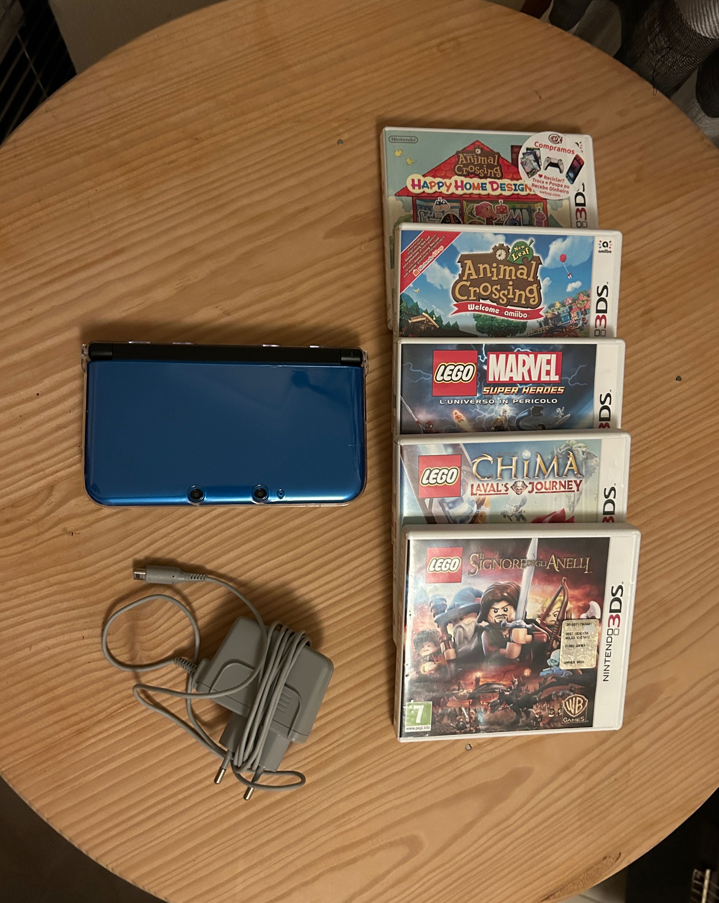 Nintendo 3ds XL + 5 jogos