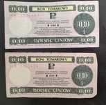 Bon towarowy Pewex 10 centów 1979