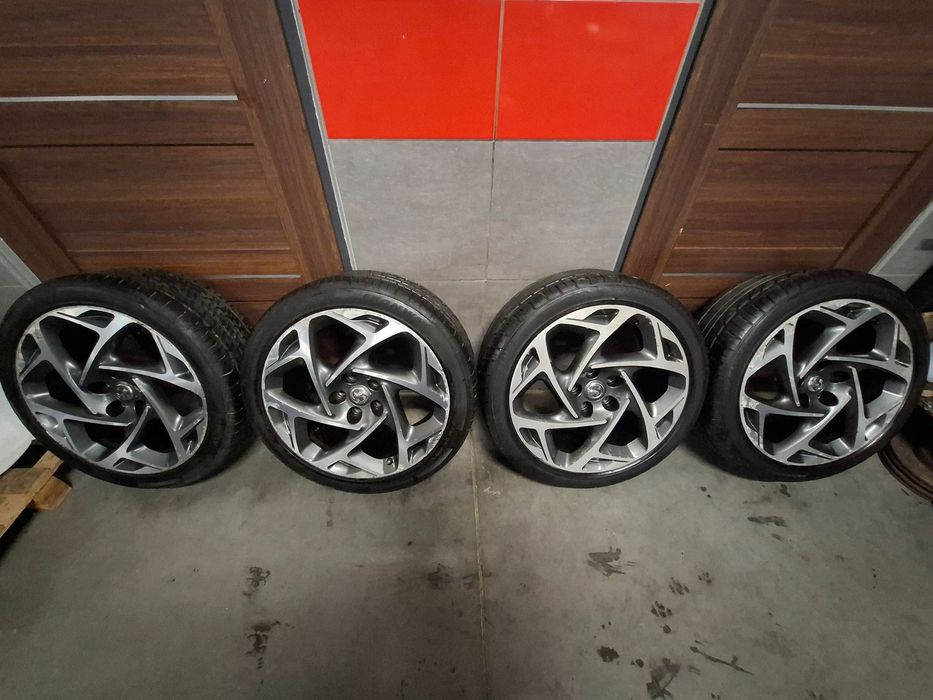 4xAlufelgi Opel 19 cali 5x120-4xopony lato 245/40 R19 4x opona 7mm