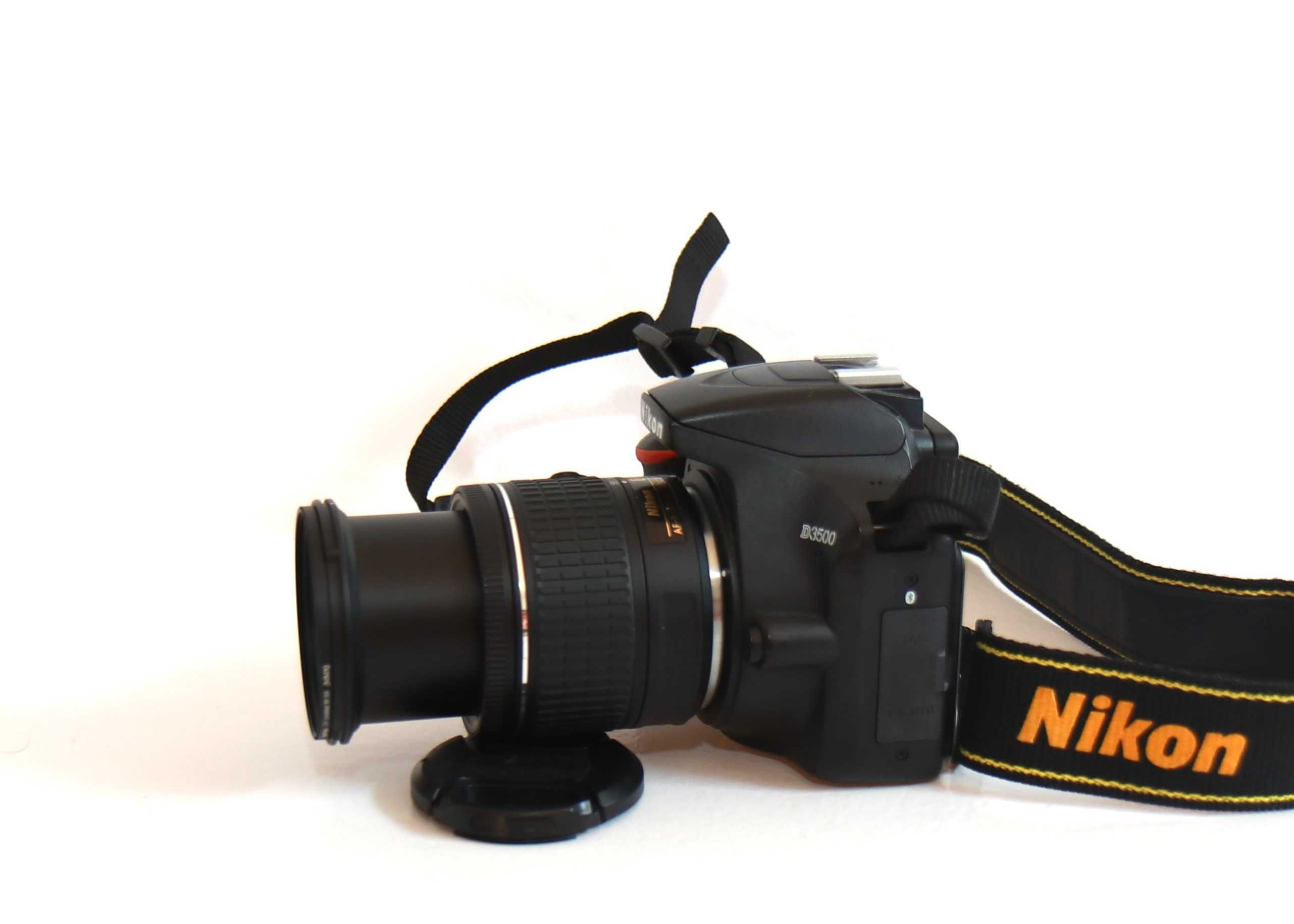 Nikon D3500 com lente Nikon 18-55mm máquina fotográfica digital reflex