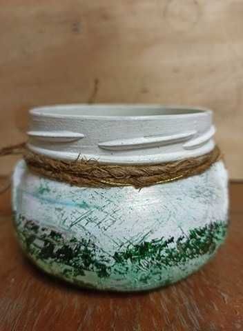 Lampion / świecznik pojemnik EKO ZERO WASTE