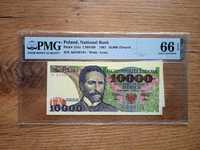 Banknot 10000 zł  1987  A  st. 1 UNC   PMG 66