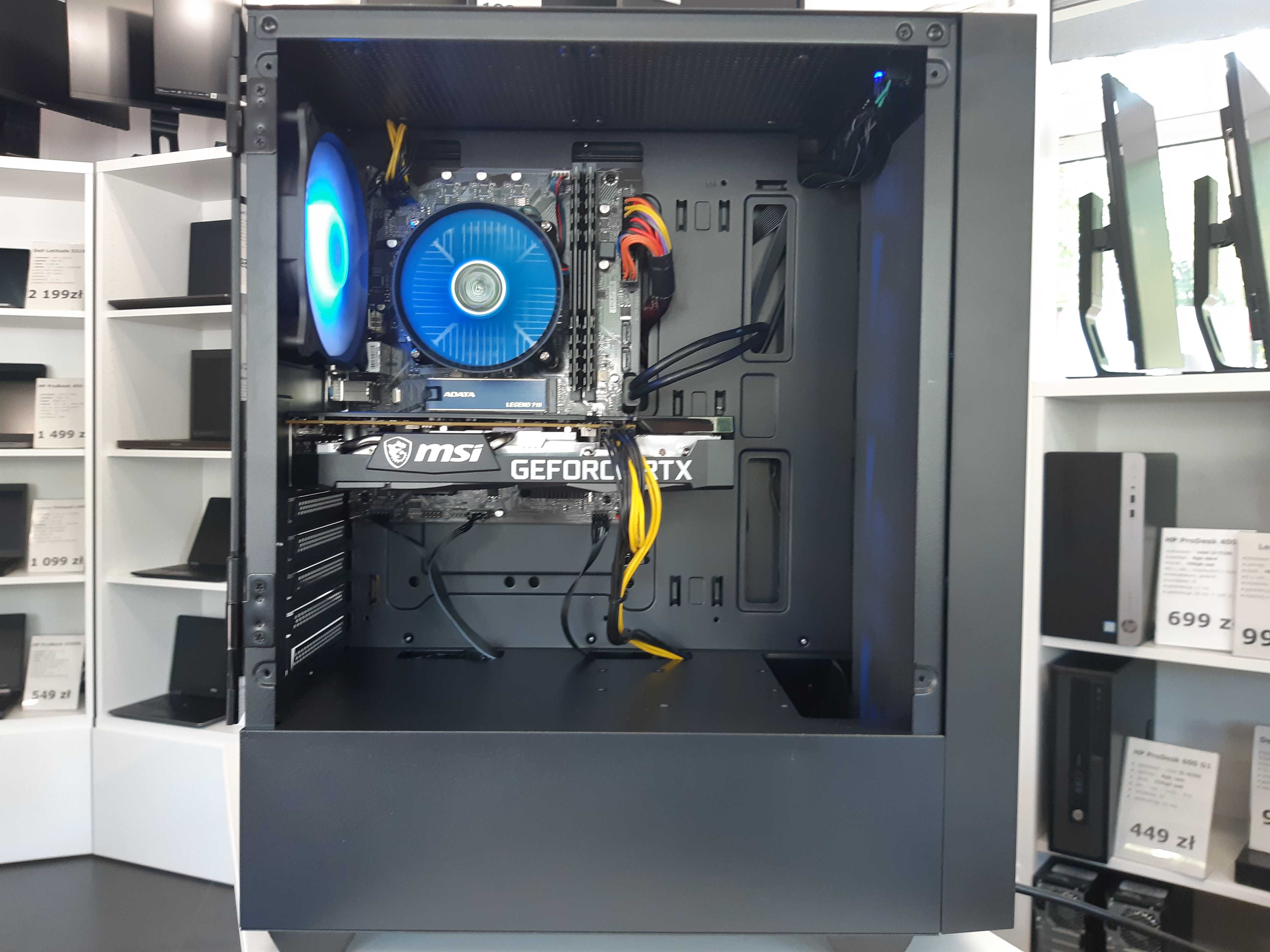 Nowy Komputer Gamingowy i7-12700f 64GB 2TB RTX 5070 12GB Win11 RATY0%