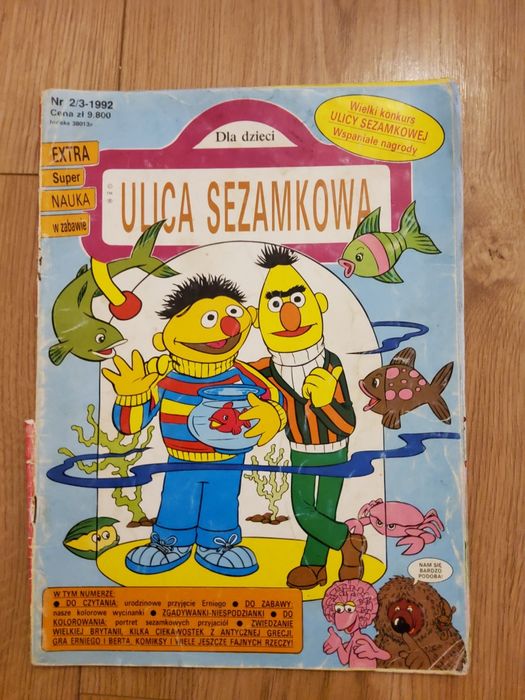 Ulica Sezamkowa magazyn dla dzieci 2-3 1992
