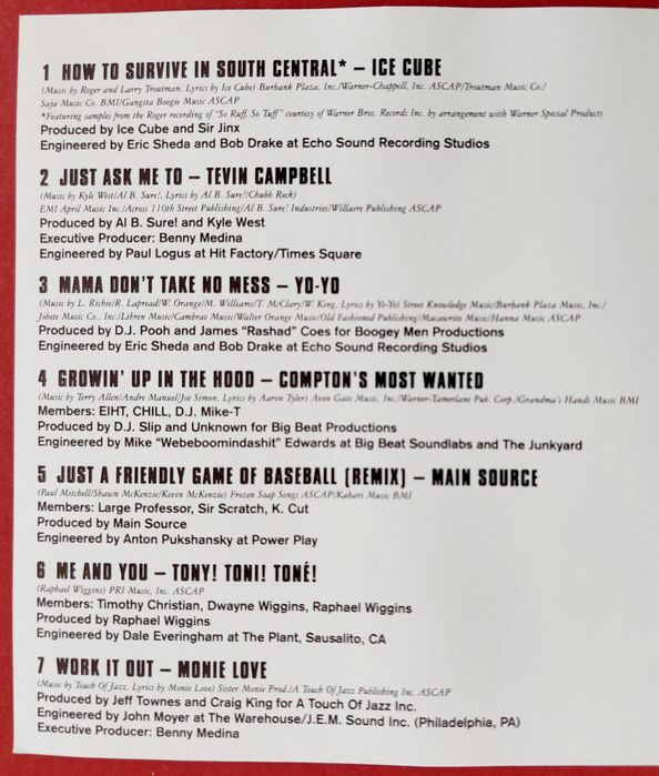 cd Boyz n the Hood - Music from the Motion Picture