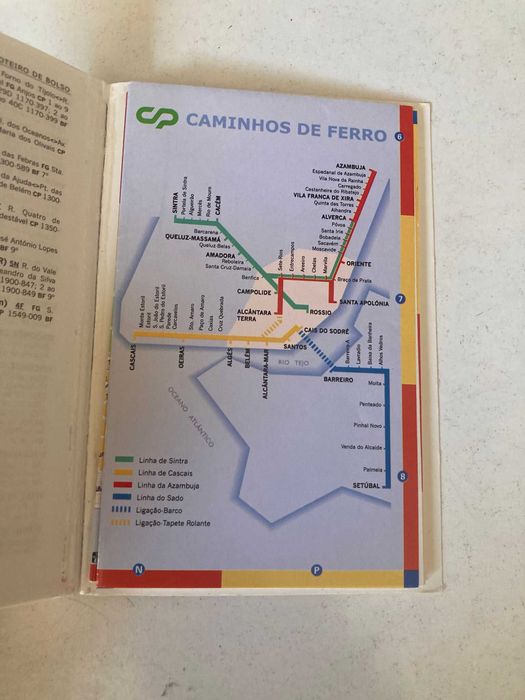 Livro - Roteiro de Bolso (Lisboa) - Inclui Mapa (ctt editorial grátis)