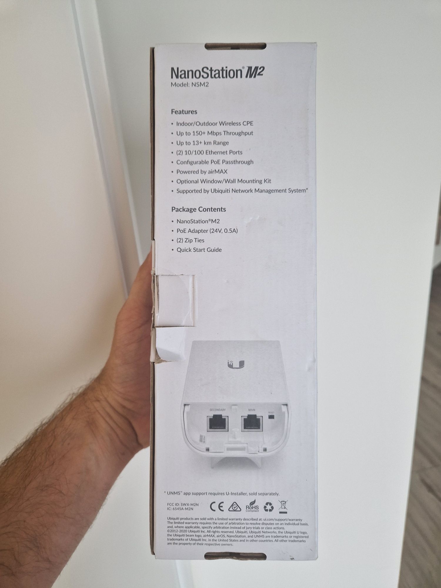 ACCESS POINT UBIQUITI nanostation loco M2