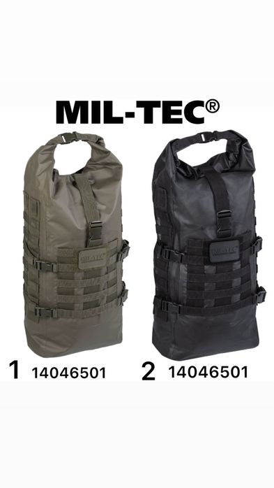 Рюкзак тактичний водонепроникний 25Л Олива Mil-Tec 14046501-35