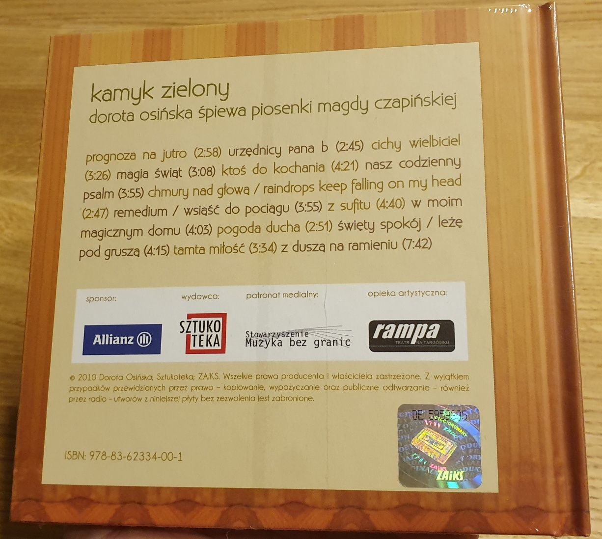 Dorota Osińska - Kamyk zielony CD (nowa, w folii) The Voice of Poland