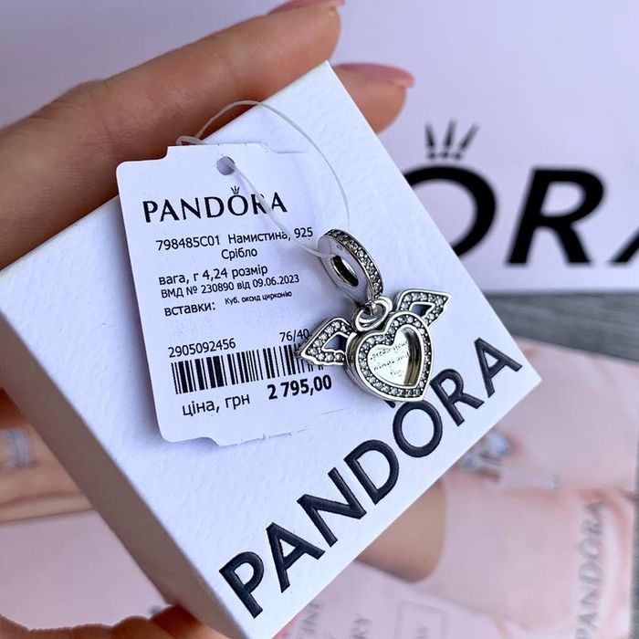 Шарм Pandora Крила янгола Намистина нова оригінал Пандора Підвіска