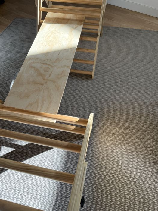 Ginasio bebé em madeira