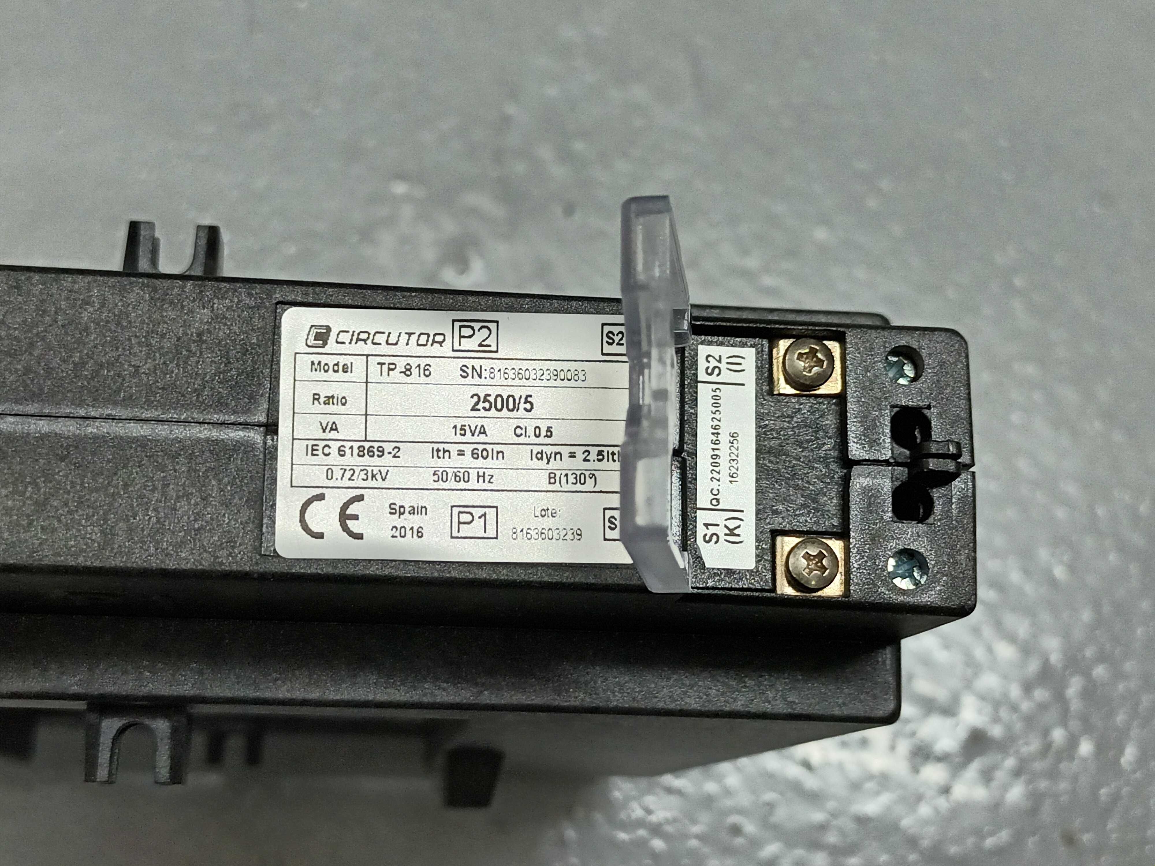 Transformador corrente - TI Aberto Circutor 2500A / 5A