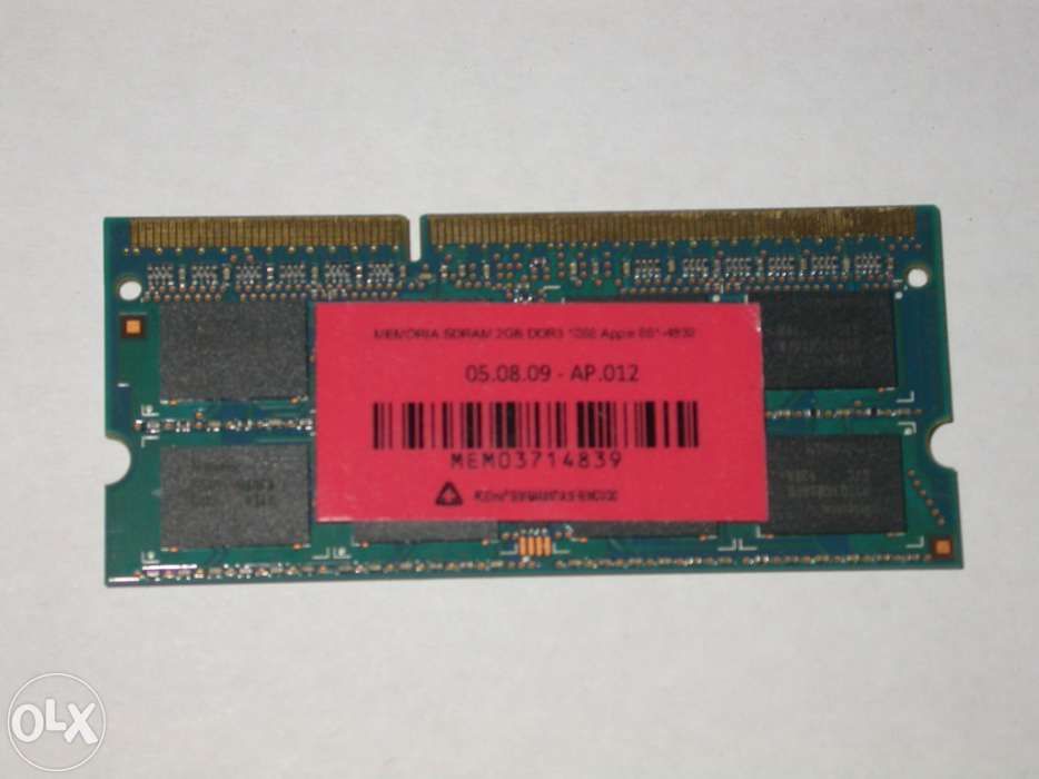 2X memoria ram - 2gb ddr3 2rx8 - 2gb 2rx8 pc3-