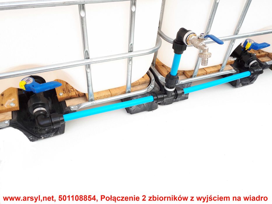 Mauzer 1000 l Zbiornik 1000 l Pojemnik IBC Paletopojemnik