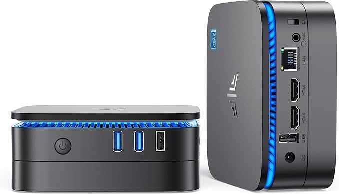 Mini Computador NiPoGi AK1 Intel N5105 até 2.9GHz 16GB 512MB M2 SSD