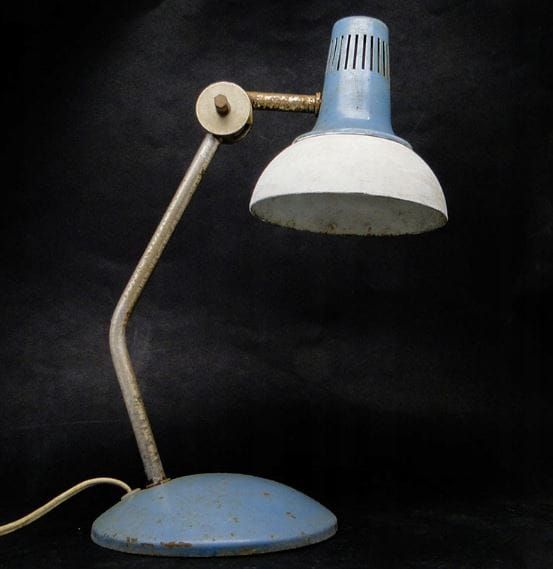 POP ART lampa na biurko design interior PRL